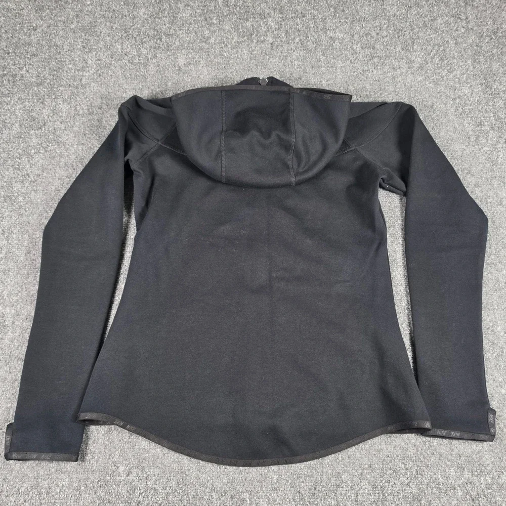 Nike Tech Fleece Full Zip Hoodie Women Medium Black Jacket 657859-010